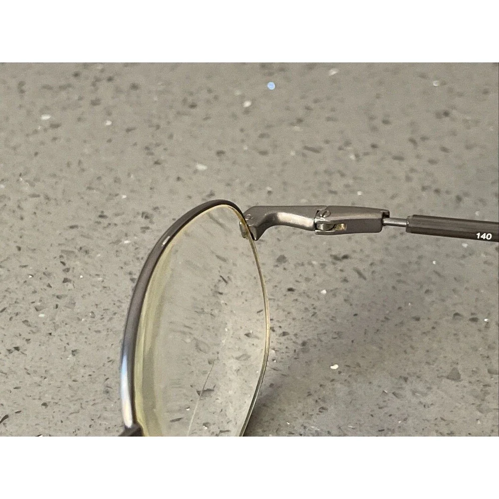 Gucci Eyeglasses Frames Only GG 1629 3VE 52-19-140 Italy full rim silver metal - Picture 8 of 13